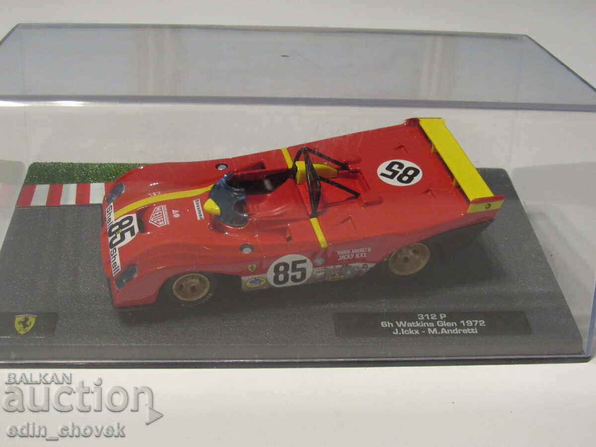 1/43 Altaya/IXO Ferrari 312P #85 Câștigător 6h Watkins Glen 1972