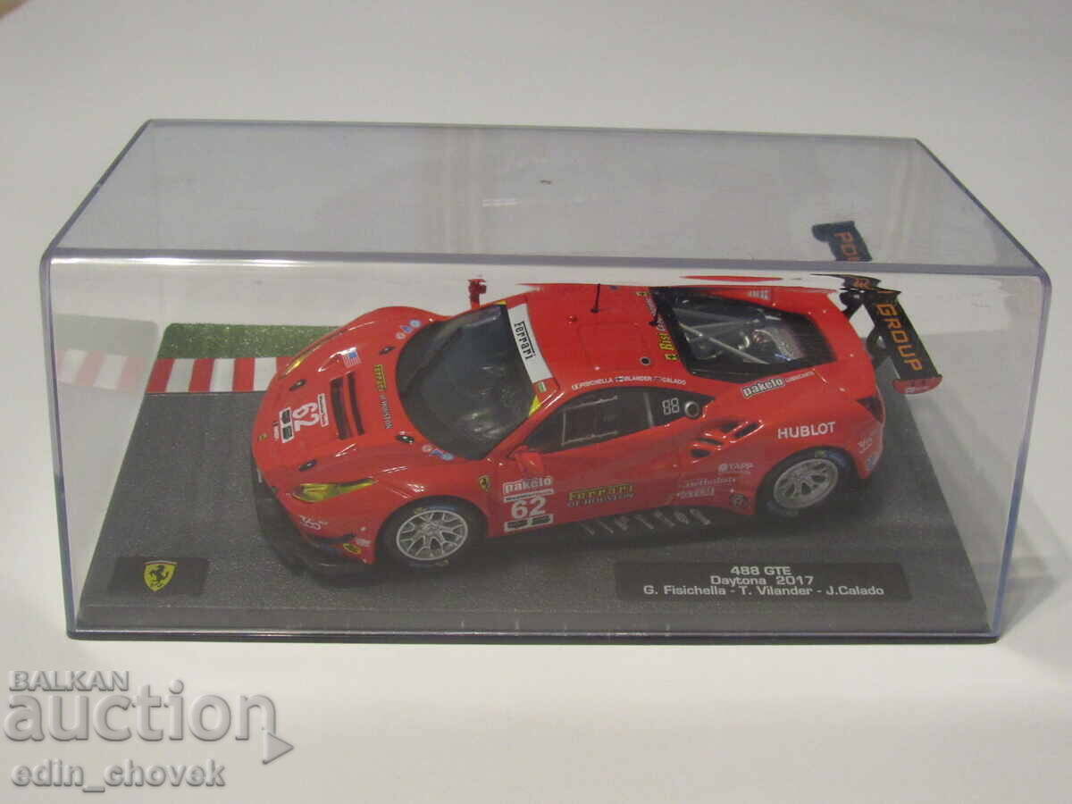 1/43 Altaya/IXO Ferrari 488 GTE #62 7th 24h Daytona 2017