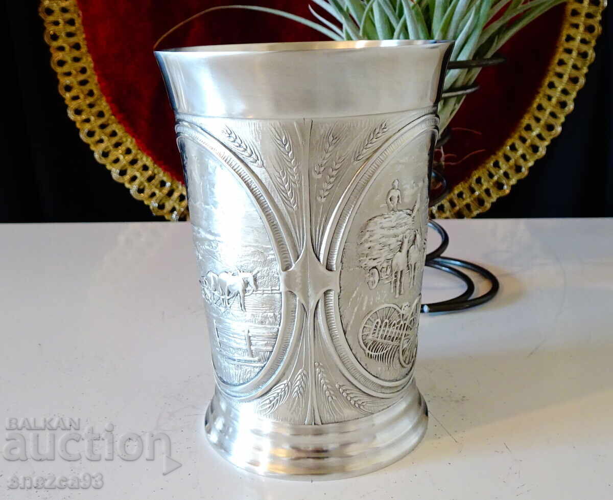 Cup, mug made of tin Harvest. with price 59.00 BGN | € 30.17 Cup, mug made of tin Harvest. with price 59.00 BGN | € 30.17