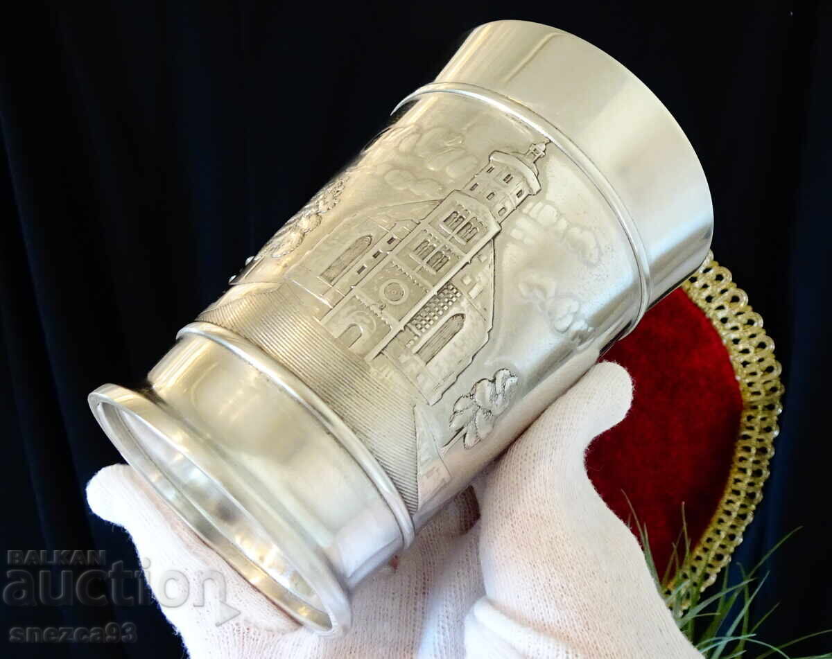 Cup, mug made of pewter Schwäbisch Hall. - 5 Cup, mug made of pewter Schwäbisch Hall. - 5