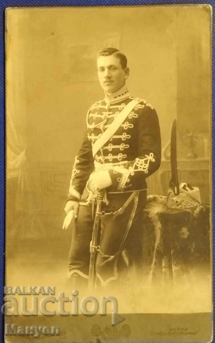 Old military cabinet photo, Officer, Guardsman. with price 49.90 BGN | € 25.51 Old military cabinet photo, Officer, Guardsman. with price 49.90 BGN | € 25.51