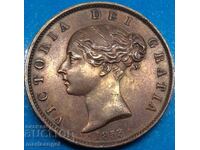 Great Britain 1/2 penny 1853 28mm bronze