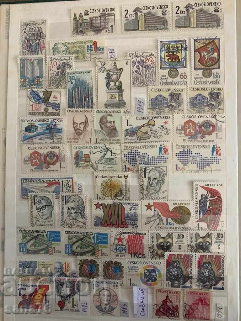 Παράδοση Πολλά παλιά γραμματόσημα, συλλογή από Τσεχοσλοβακία-1918 έως 1983-148 τεμ. Παράδοση Πολλά παλιά γραμματόσημα, συλλογή από Τσεχοσλοβακία-1918 έως 1983-148 τεμ.