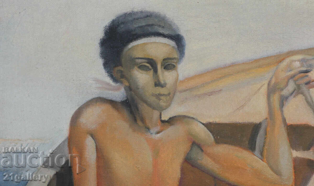 Delivery of Figural composition, oil paints, portrait Delivery of Figural composition, oil paints, portrait