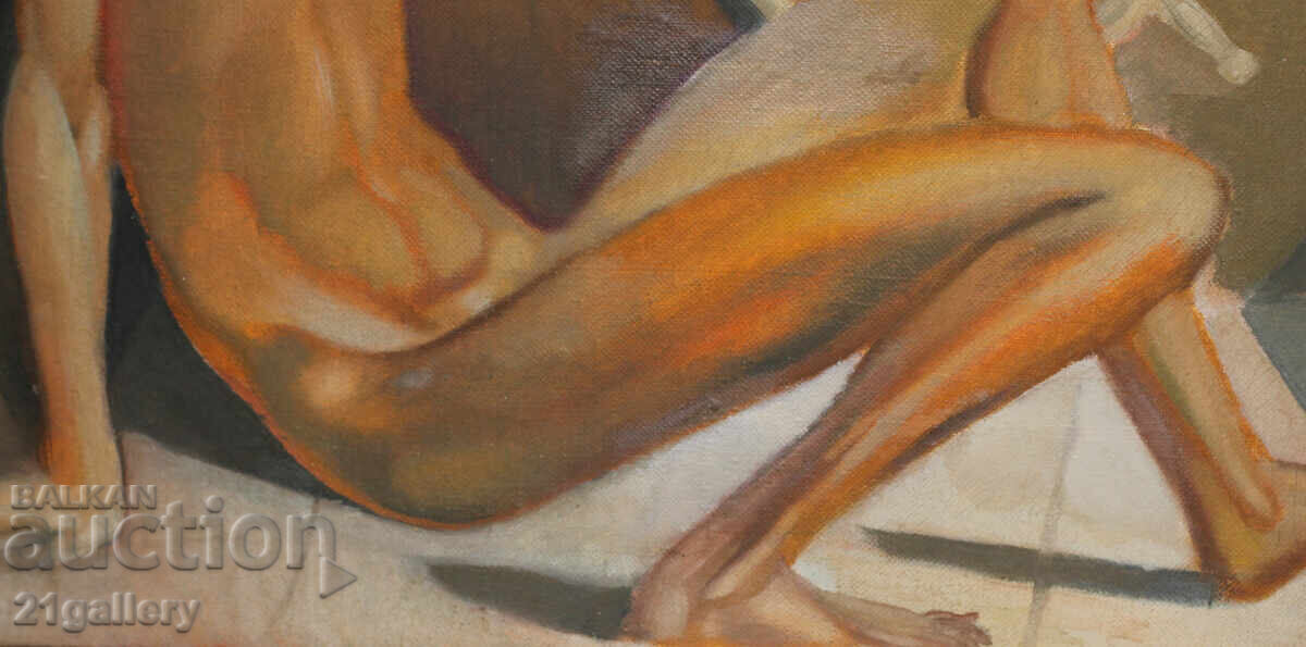 Figural composition, oil paints, portrait - 5 Figural composition, oil paints, portrait - 5