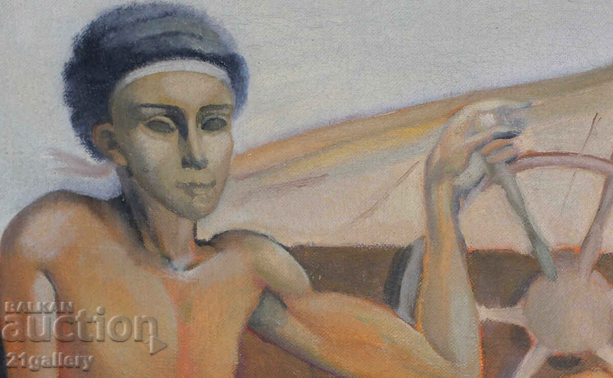 Figural composition, oil paints, portrait - 6 Figural composition, oil paints, portrait - 6