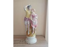 Huge Italian porcelain figure statuette 64 cm.