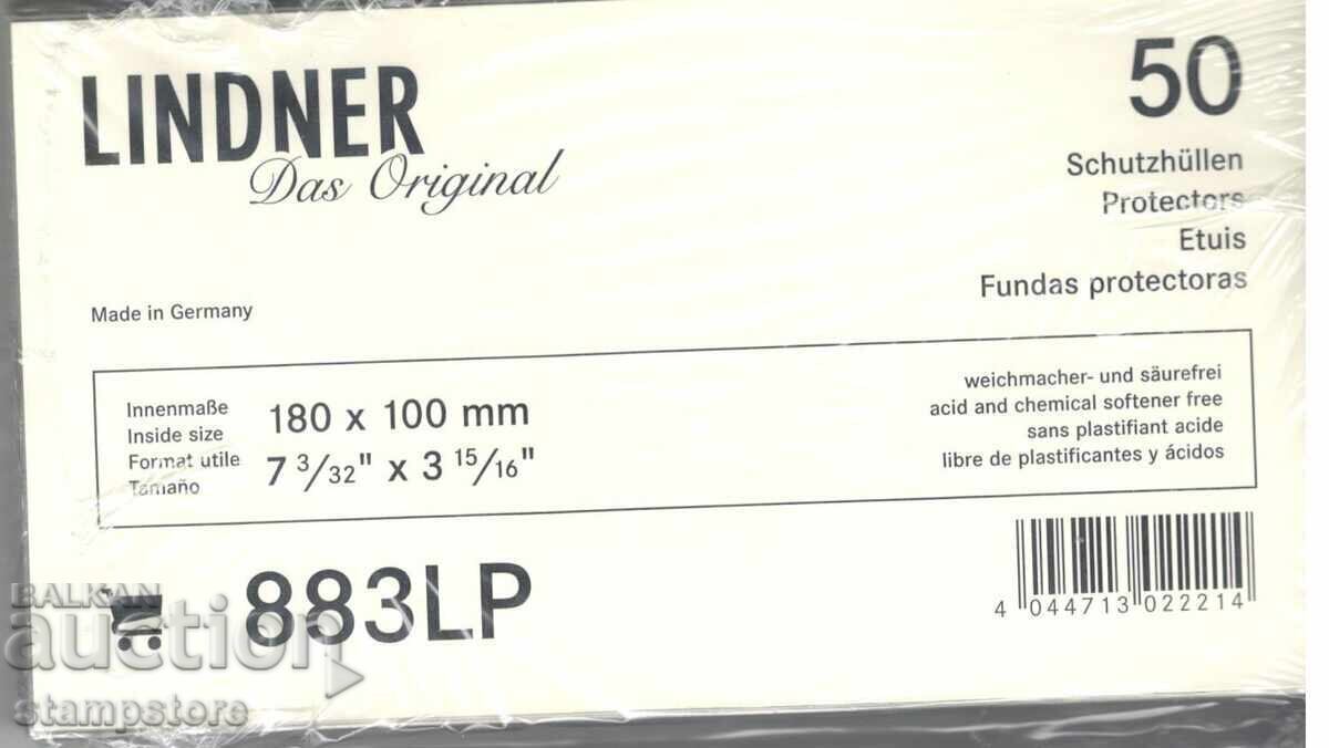 Pack of 50 hard PVC banknote protection sheets Pack of 50 hard PVC banknote protection sheets