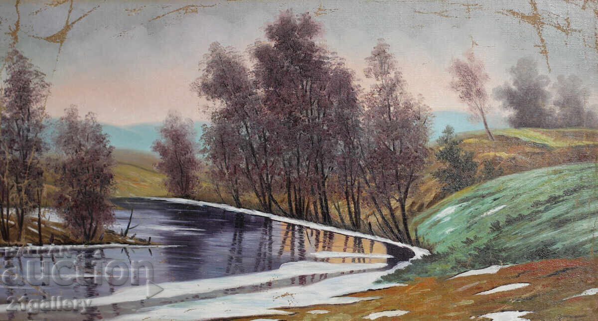 Hrant Ananyan - ποτάμιο τοπίο, ελαιογραφία με τιμή 1000.00 BGN | € 511.29 Hrant Ananyan - ποτάμιο τοπίο, ελαιογραφία με τιμή 1000.00 BGN | € 511.29