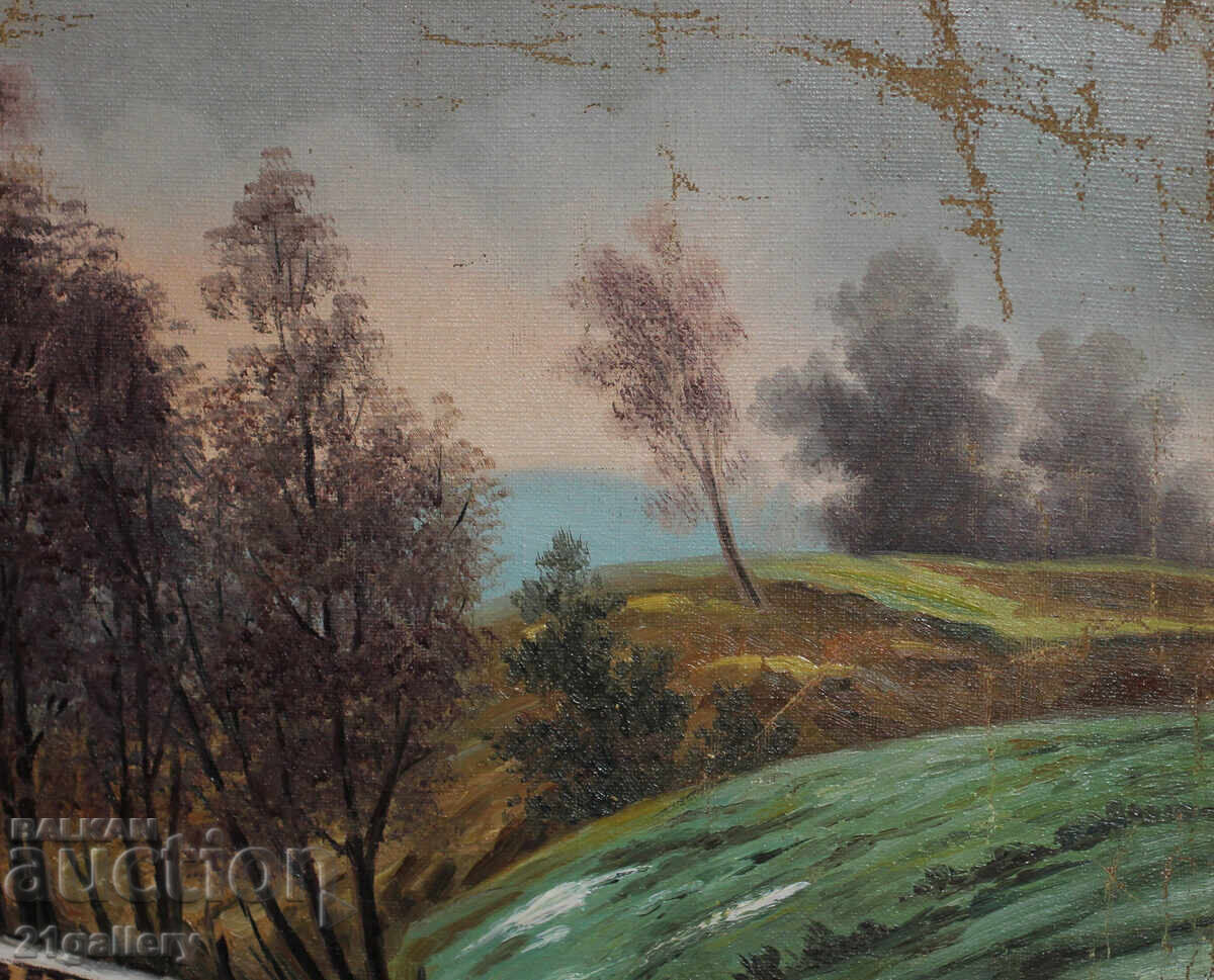 Hrant Ananyan - ποτάμιο τοπίο, ελαιογραφία - 5 Hrant Ananyan - ποτάμιο τοπίο, ελαιογραφία - 5