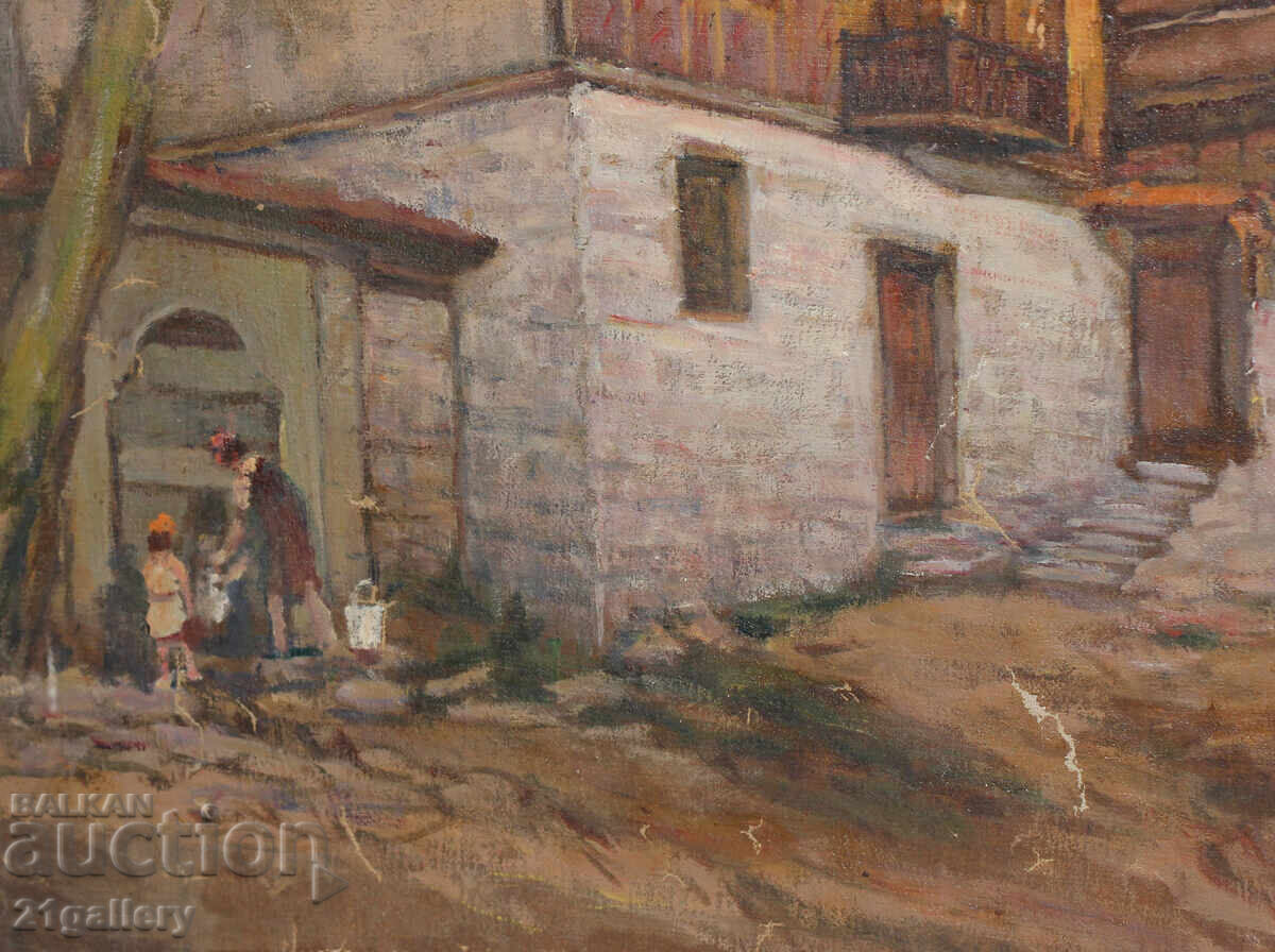 Nikola Radomirov (1891- 1969) Landscape, oil on canvas, signed - 5