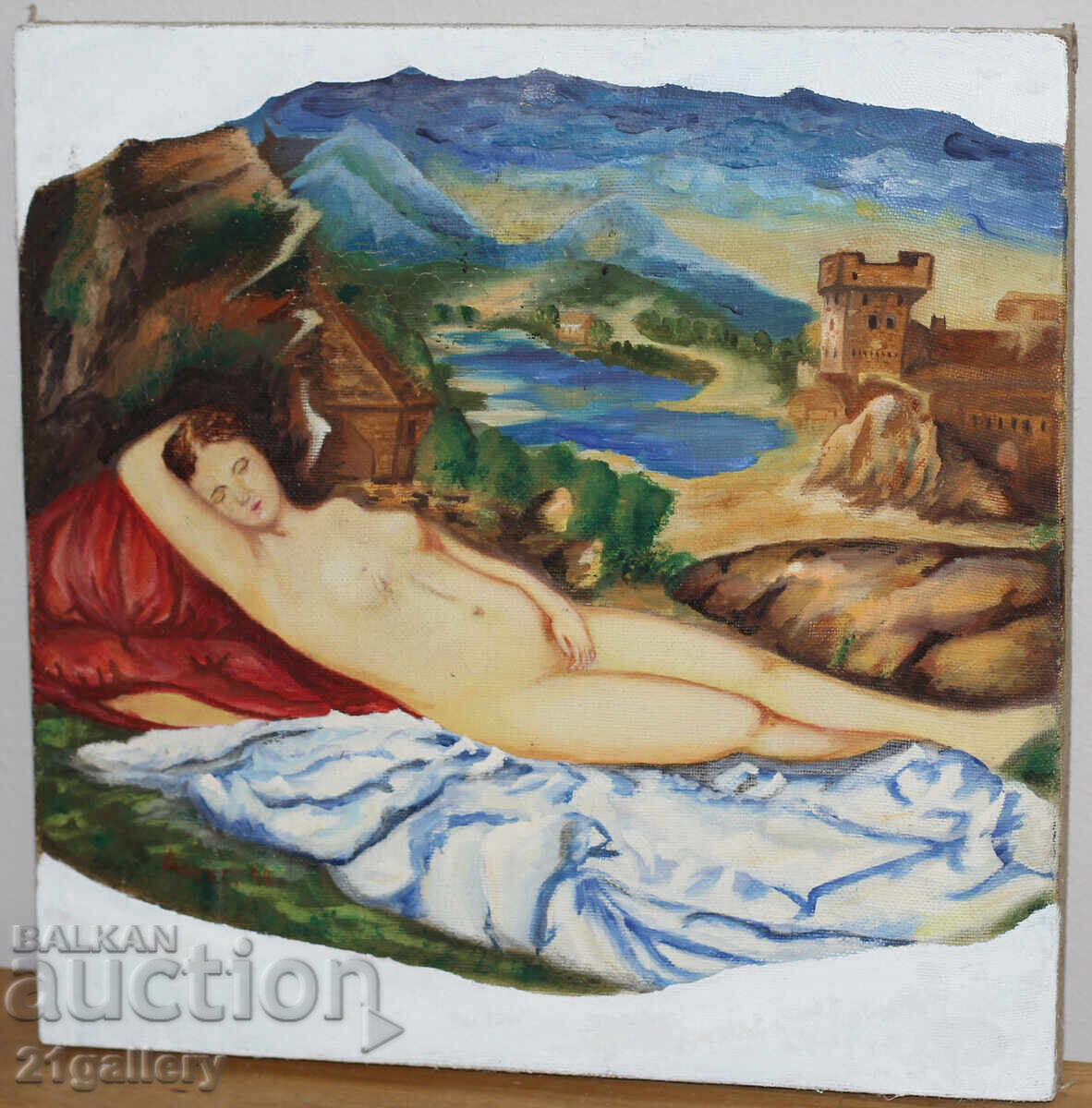 Auction Giorgio da Castelfranco, oil painting, reproduction Auction Giorgio da Castelfranco, oil painting, reproduction