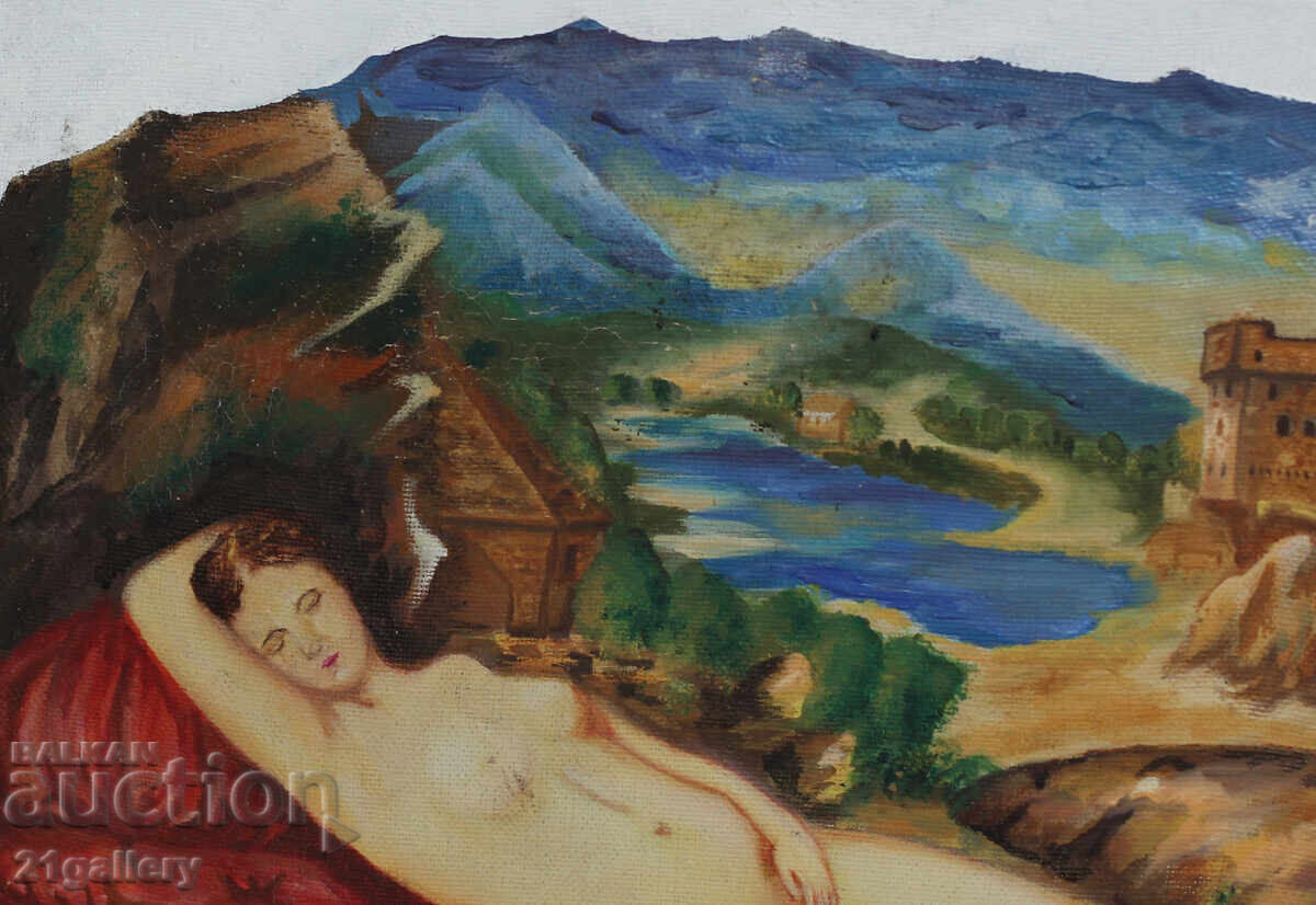 Delivery of Giorgio da Castelfranco, oil painting, reproduction Delivery of Giorgio da Castelfranco, oil painting, reproduction