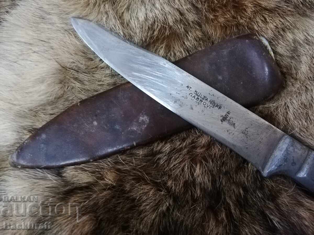 Old Tsar's knife At.Sultanov Gabrovo, Stainless steel blade, scabbard with price 499.00 BGN | € 255.13 Old Tsar's knife At.Sultanov Gabrovo, Stainless steel blade, scabbard with price 499.00 BGN | € 255.13