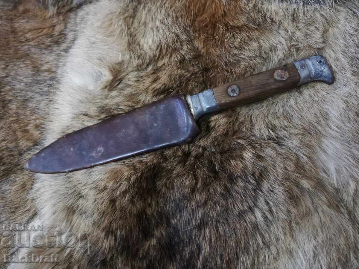 Old Tsar's knife At.Sultanov Gabrovo, Stainless steel blade, scabbard - 5 Old Tsar's knife At.Sultanov Gabrovo, Stainless steel blade, scabbard - 5