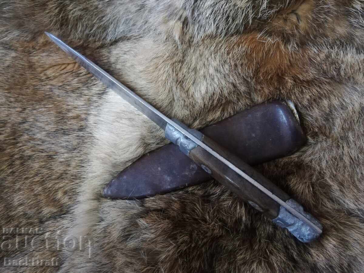 Old Tsar's knife At.Sultanov Gabrovo, Stainless steel blade, scabbard - 6 Old Tsar's knife At.Sultanov Gabrovo, Stainless steel blade, scabbard - 6