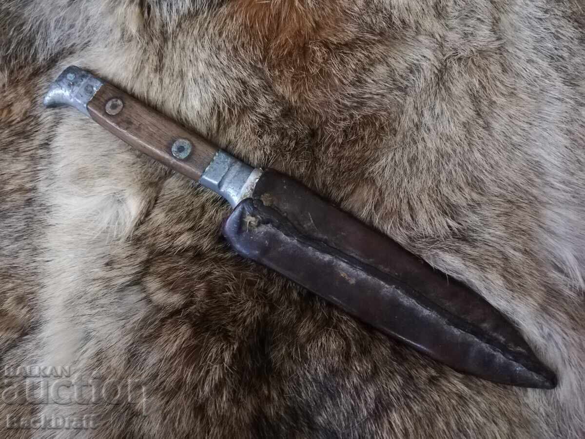 Old Tsar's knife At.Sultanov Gabrovo, Stainless steel blade, scabbard - 7 Old Tsar's knife At.Sultanov Gabrovo, Stainless steel blade, scabbard - 7