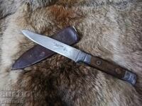 Old Tsar's knife At.Sultanov Gabrovo, Stainless steel blade, scabbard