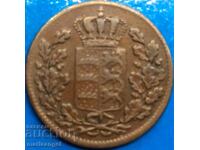 1/2 Kreuzer 1856 Germany Württemberg Cu