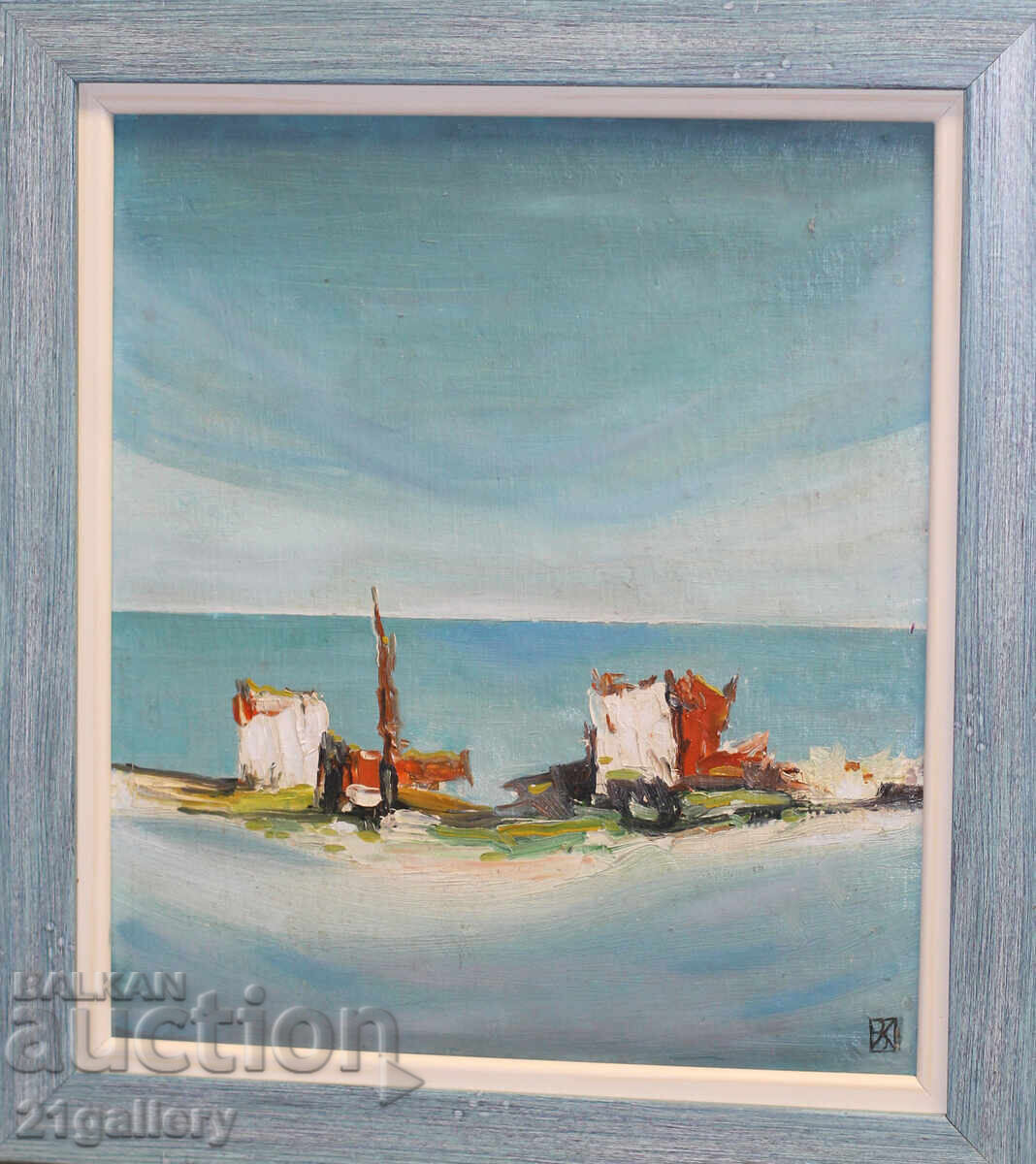 Auction Contemporary oil painting, seascape Auction Contemporary oil painting, seascape