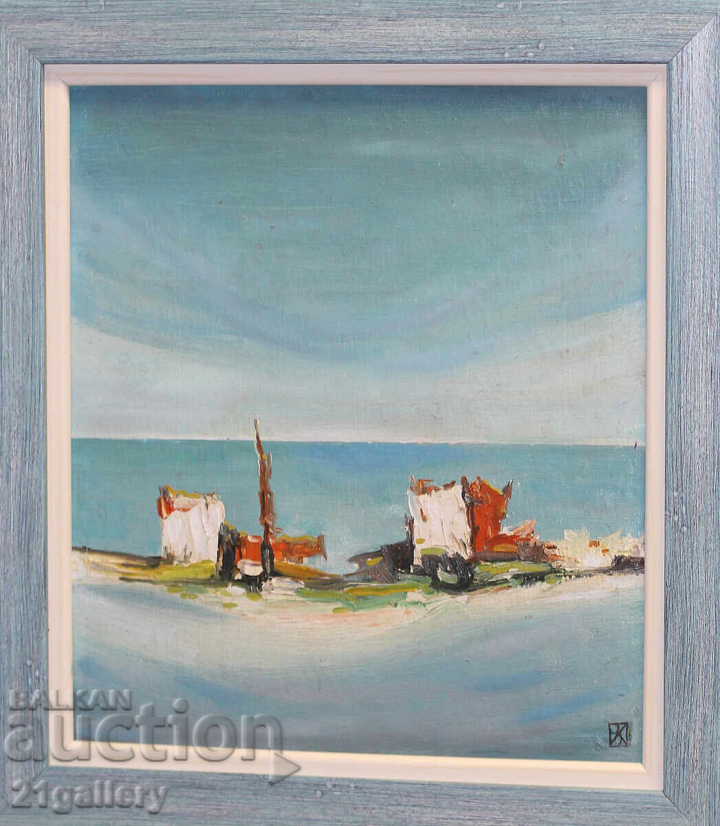 Contemporary oil painting, seascape Contemporary oil painting, seascape