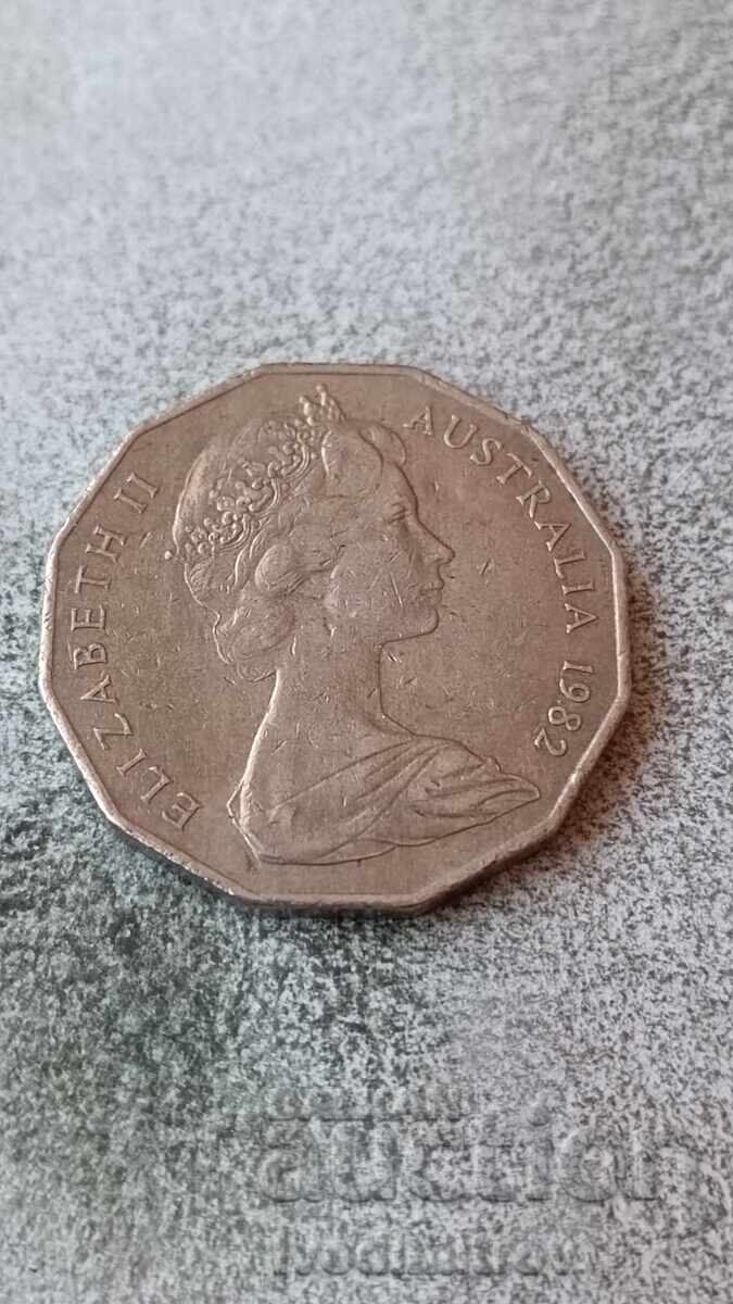 Australia 50 cents 1982 XII Commonwealth Games with price 3.85 BGN | € 1.97