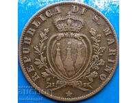 San Marino 1894 5 centesimi