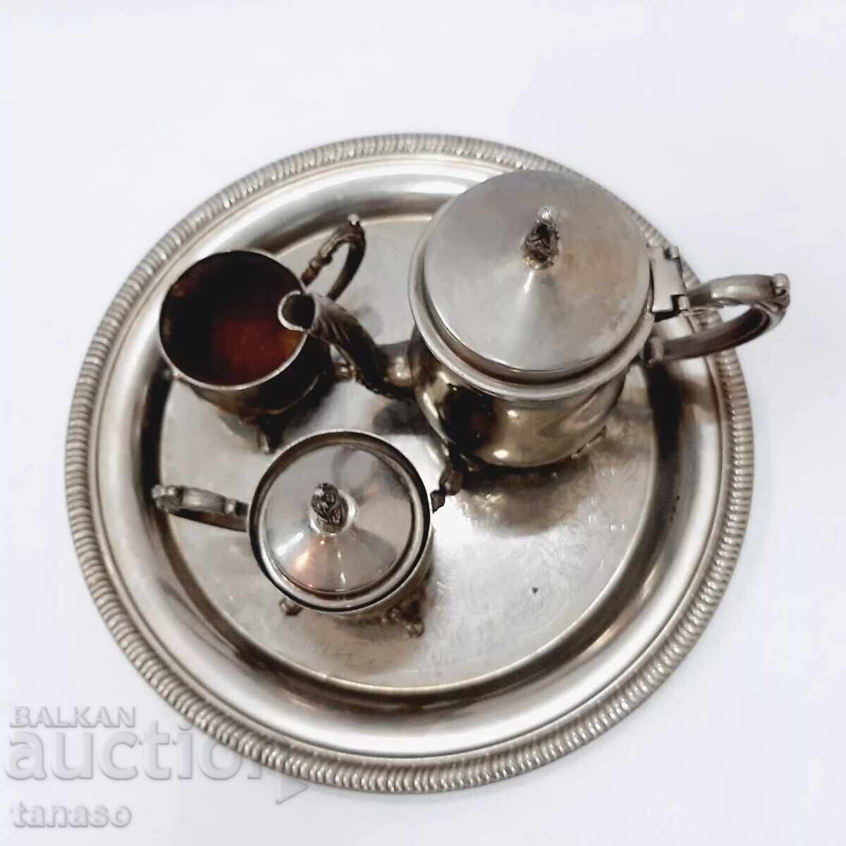 Antique coffee serving set (15.4) with price 25.00 BGN | € 12.78 Antique coffee serving set (15.4) with price 25.00 BGN | € 12.78