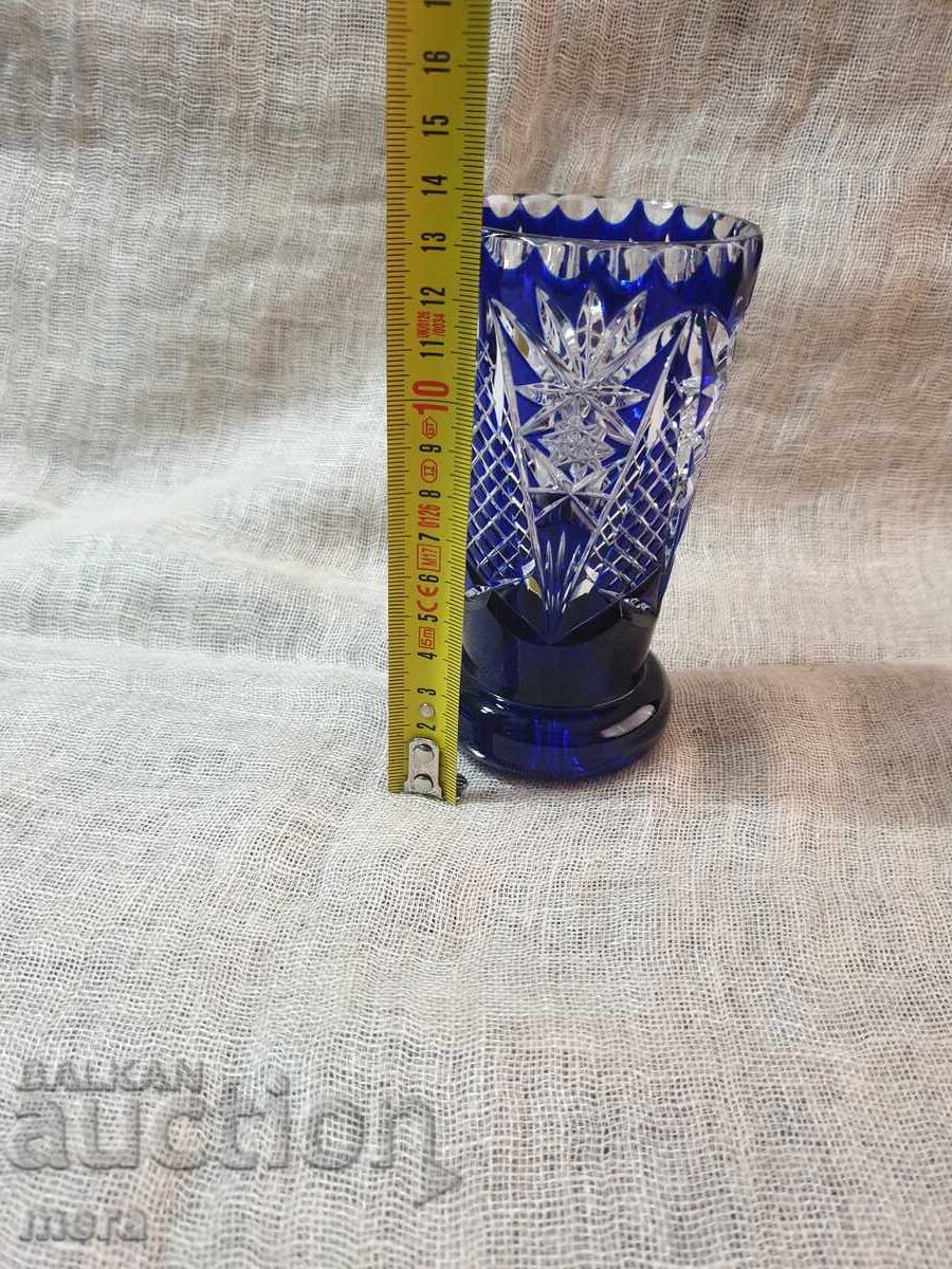 Δημοπρασία Κρυστάλλινο βάζο από χρωματιστό κρύσταλλο