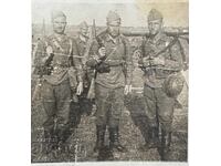 WWII soldiers with full combat gear