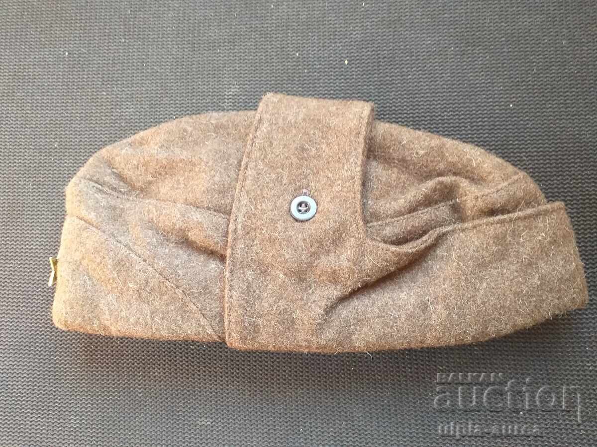 Auction Soc Soldier's cap Winter uniform UNUSED Auction Soc Soldier's cap Winter uniform UNUSED