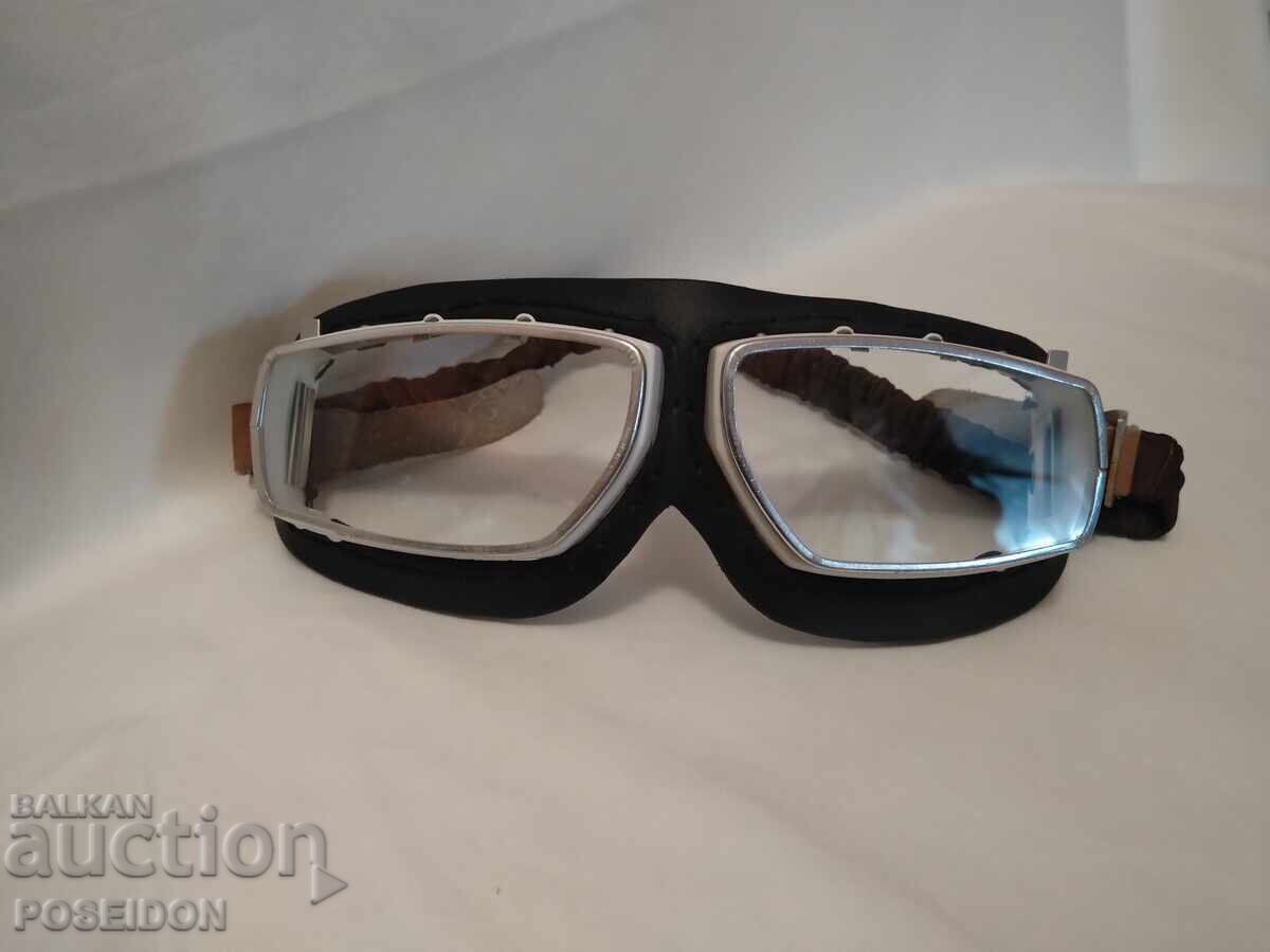 Old, moto, pilot glasses. Old, moto, pilot glasses.