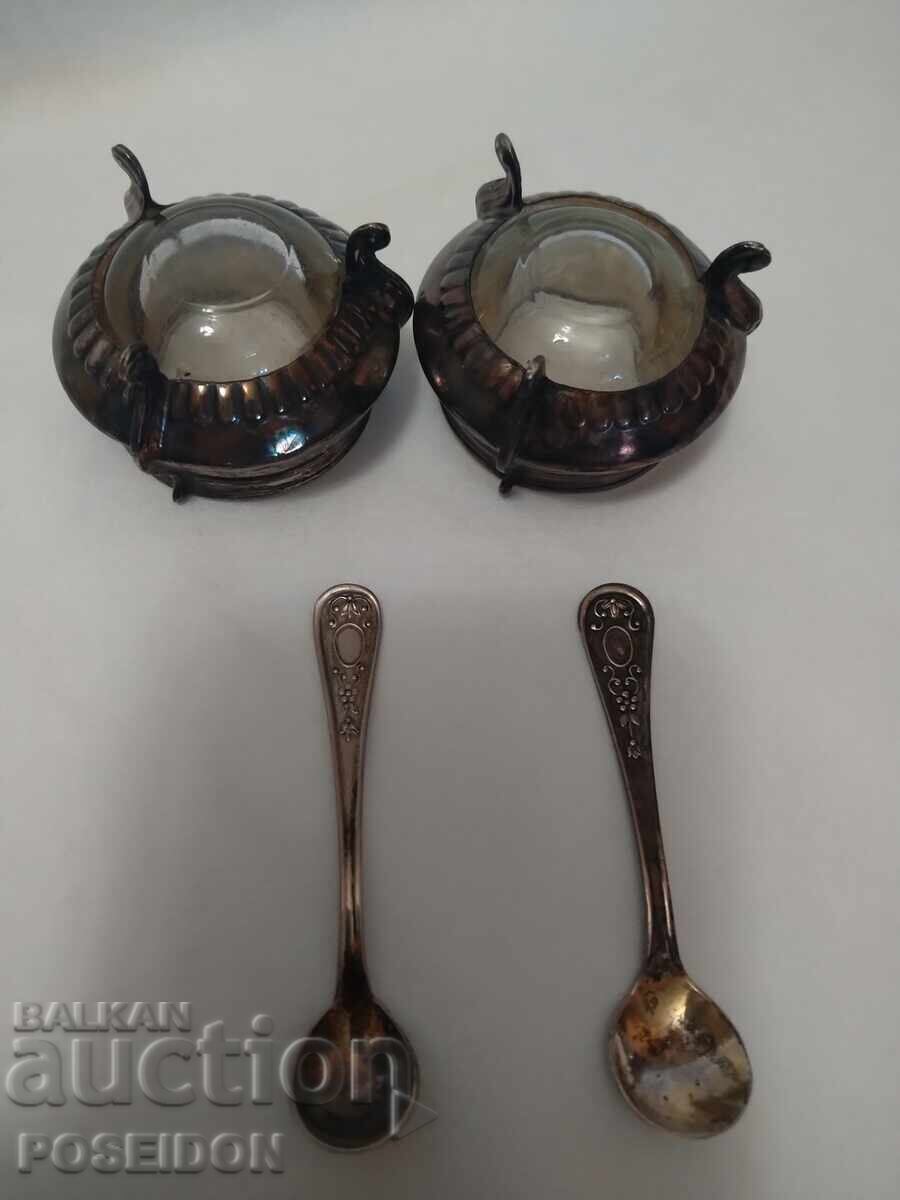 SILVER-PLATED CAVIAR DISH with price 140.00 BGN | € 71.58 SILVER-PLATED CAVIAR DISH with price 140.00 BGN | € 71.58