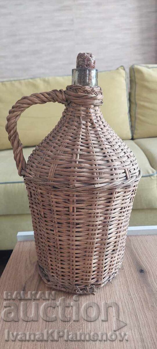 Damajana knitted retro height 40cm Damajana knitted retro height 40cm