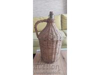 Damajana tricotat retro inaltime 40cm