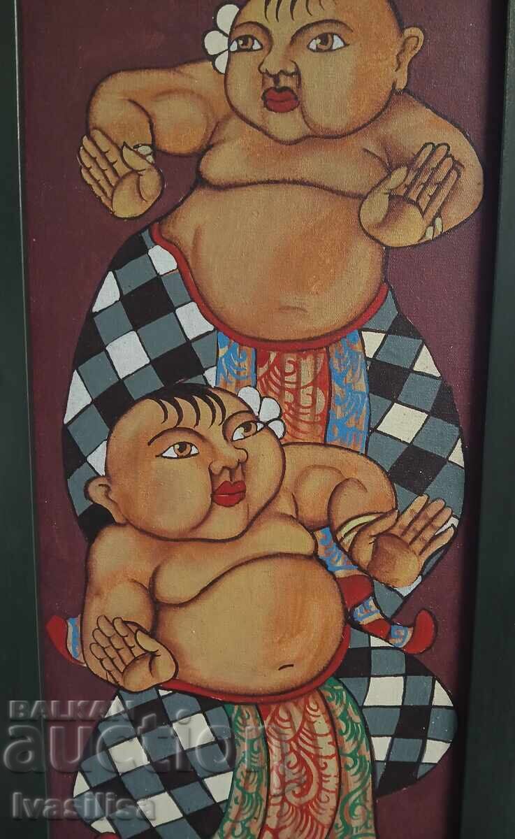 Παλιός πίνακας ΜΙΚΡΟΙ ΣΟΥΜΙΣΤΕΣ με τιμή 50.00 BGN | € 25.56