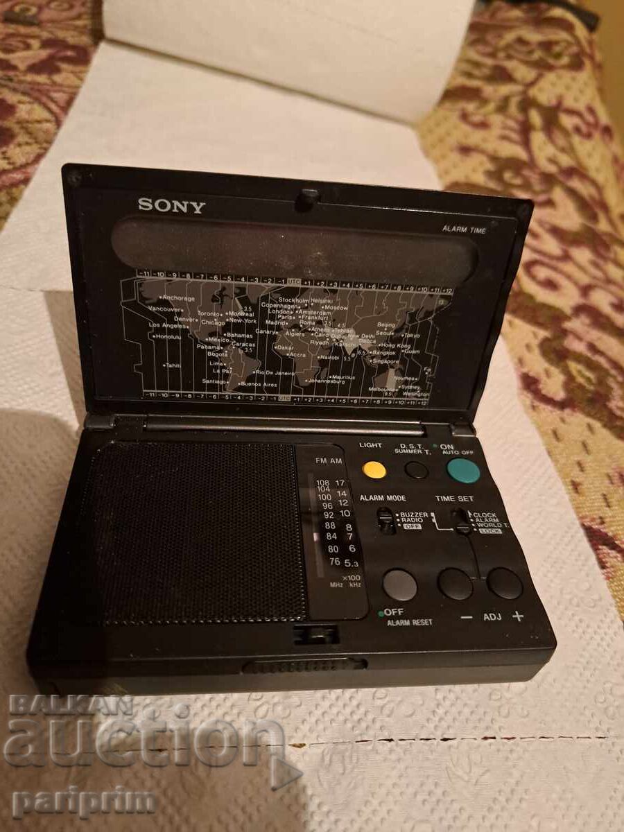 Rare SONY, radio cu ceas Sony, NOU! BZC