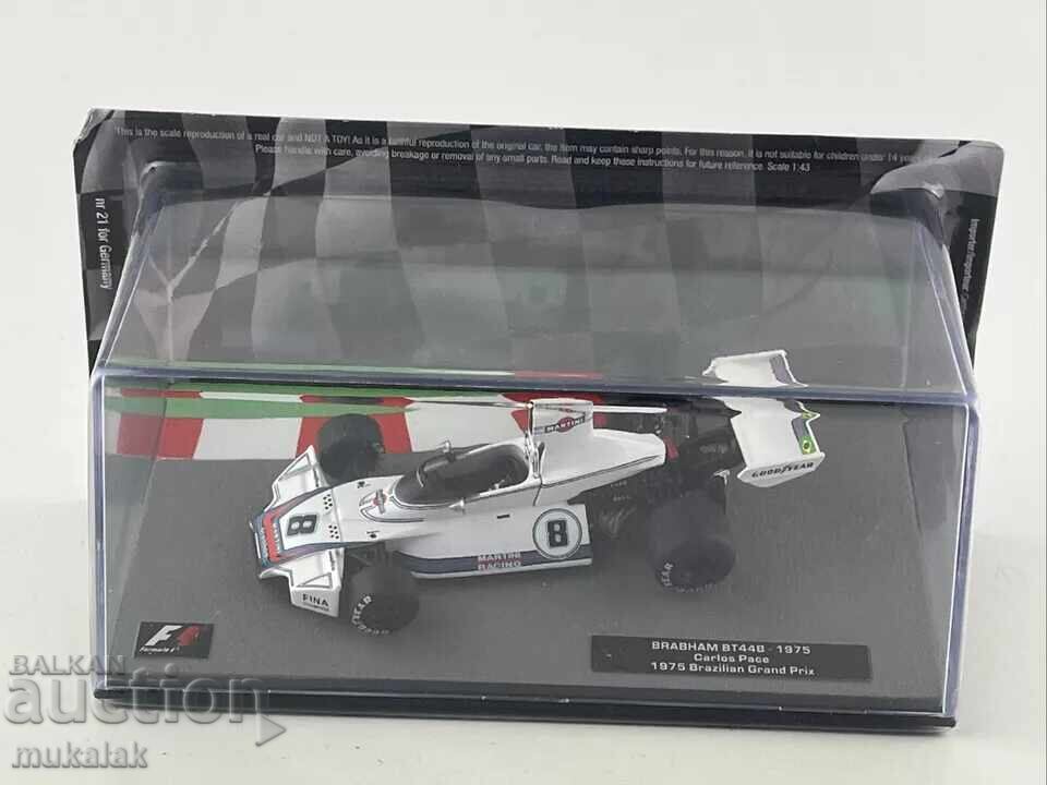 1:43 ATLAS BRABHAM BT44B- 1975 Carlos Pace FORMULA CAR with price 35.00 BGN | € 17.90 1:43 ATLAS BRABHAM BT44B- 1975 Carlos Pace FORMULA CAR with price 35.00 BGN | € 17.90