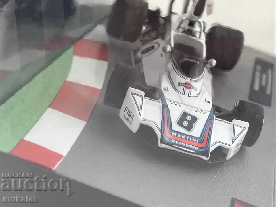 Delivery of 1:43 ATLAS BRABHAM BT44B- 1975 Carlos Pace FORMULA CAR Delivery of 1:43 ATLAS BRABHAM BT44B- 1975 Carlos Pace FORMULA CAR