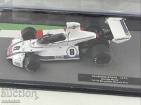 1:43 ATLAS BRABHAM BT44B- 1975 Carlos Pace FORMULA CAR