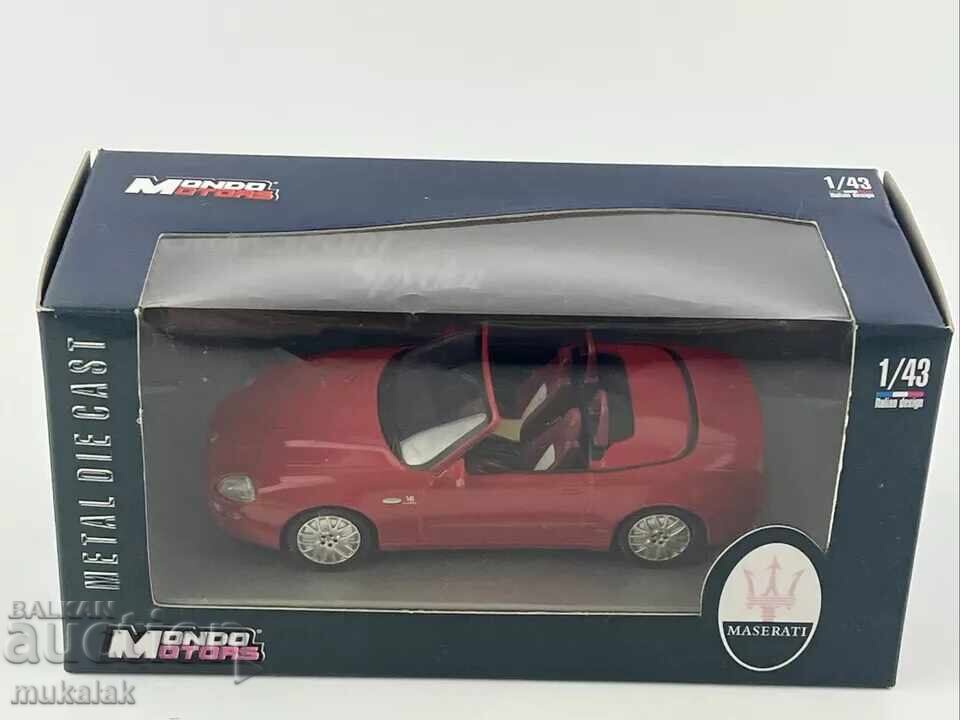 1:43 MONDOMORORS Maserati Gran Sport CAR MODEL with price 25.00 BGN | € 12.78