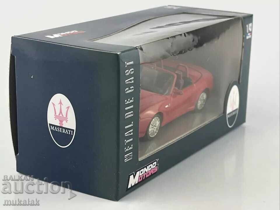 Delivery of 1:43 MONDOMORORS Maserati Gran Sport CAR MODEL
