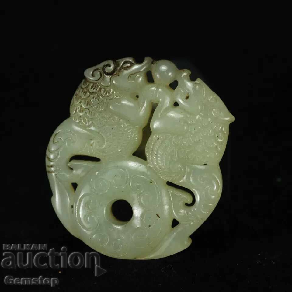 183.00 pcs natural jade amulet pixiu