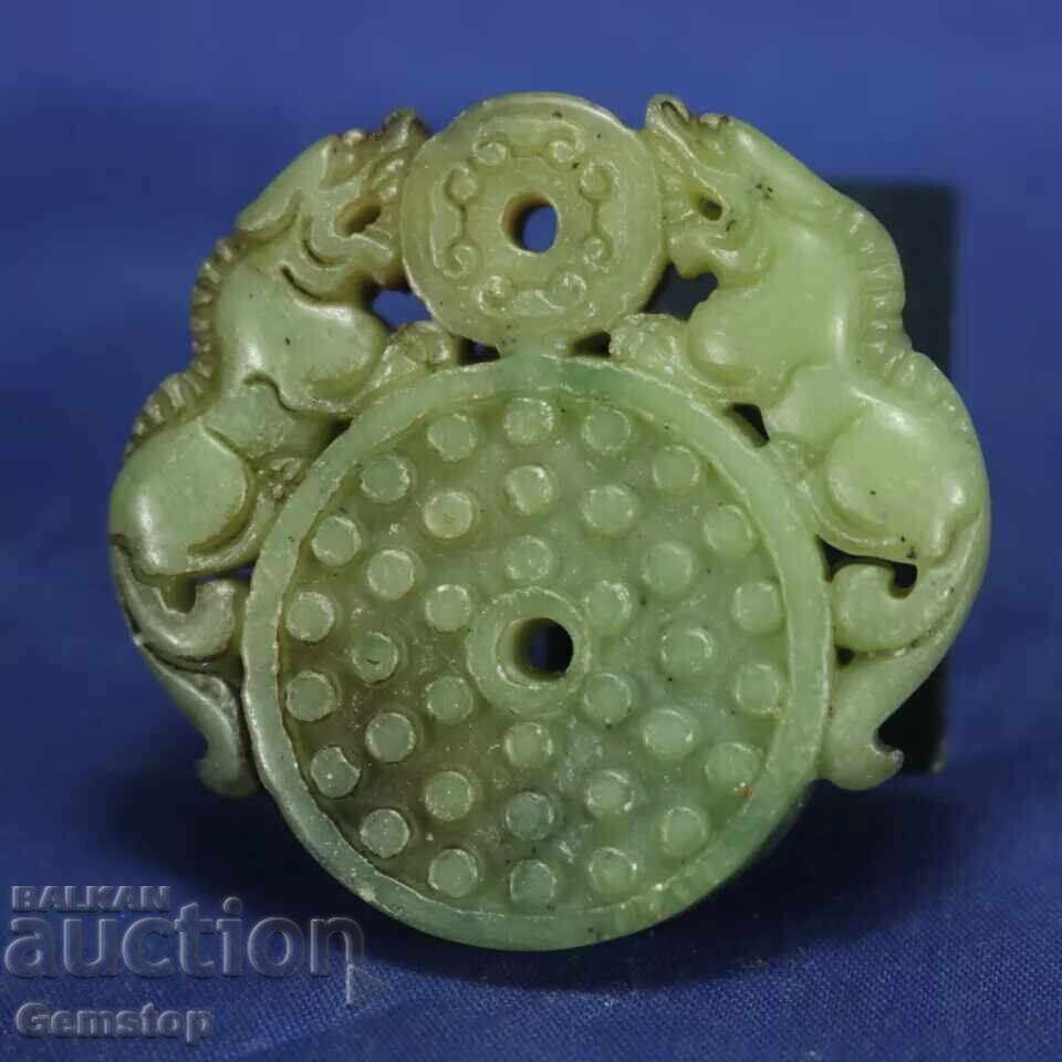 226.50 pcs natural jade amulet pixiu