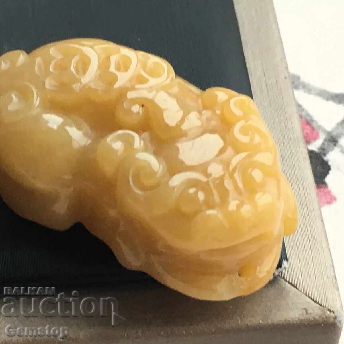 86.15 pcs natural jade pendant pixiu cert.ZJJJTC with price 49.90 BGN | € 25.51 86.15 pcs natural jade pendant pixiu cert.ZJJJTC with price 49.90 BGN | € 25.51