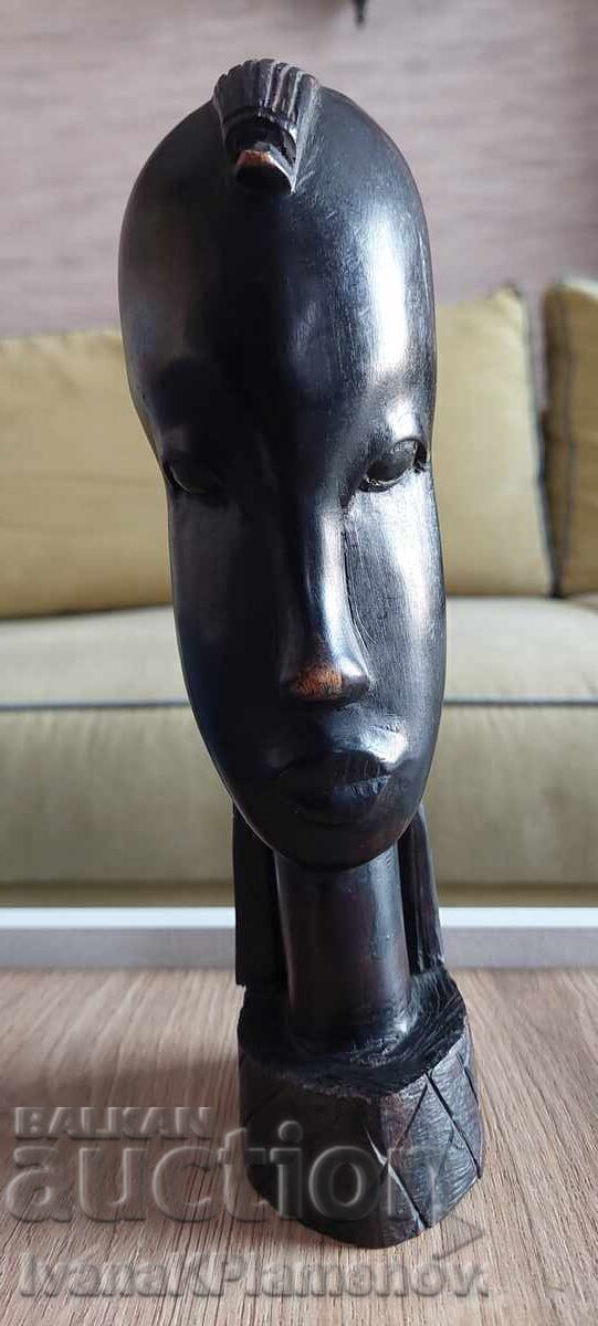 Woodcarving Africa solid wood for collectors 25cm - 6 Woodcarving Africa solid wood for collectors 25cm - 6