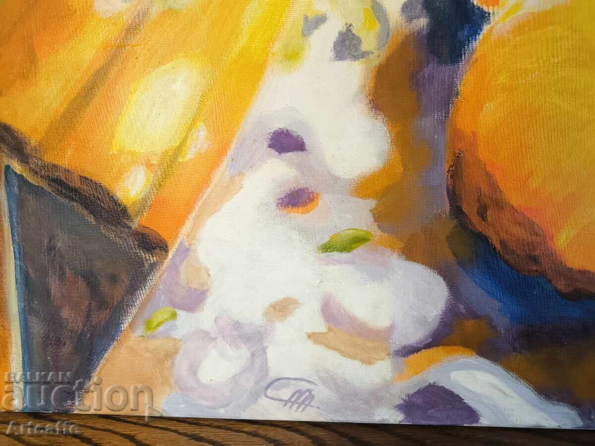 Παράδοση Εικόνα Λαδομπογιές Νεκρή φύση