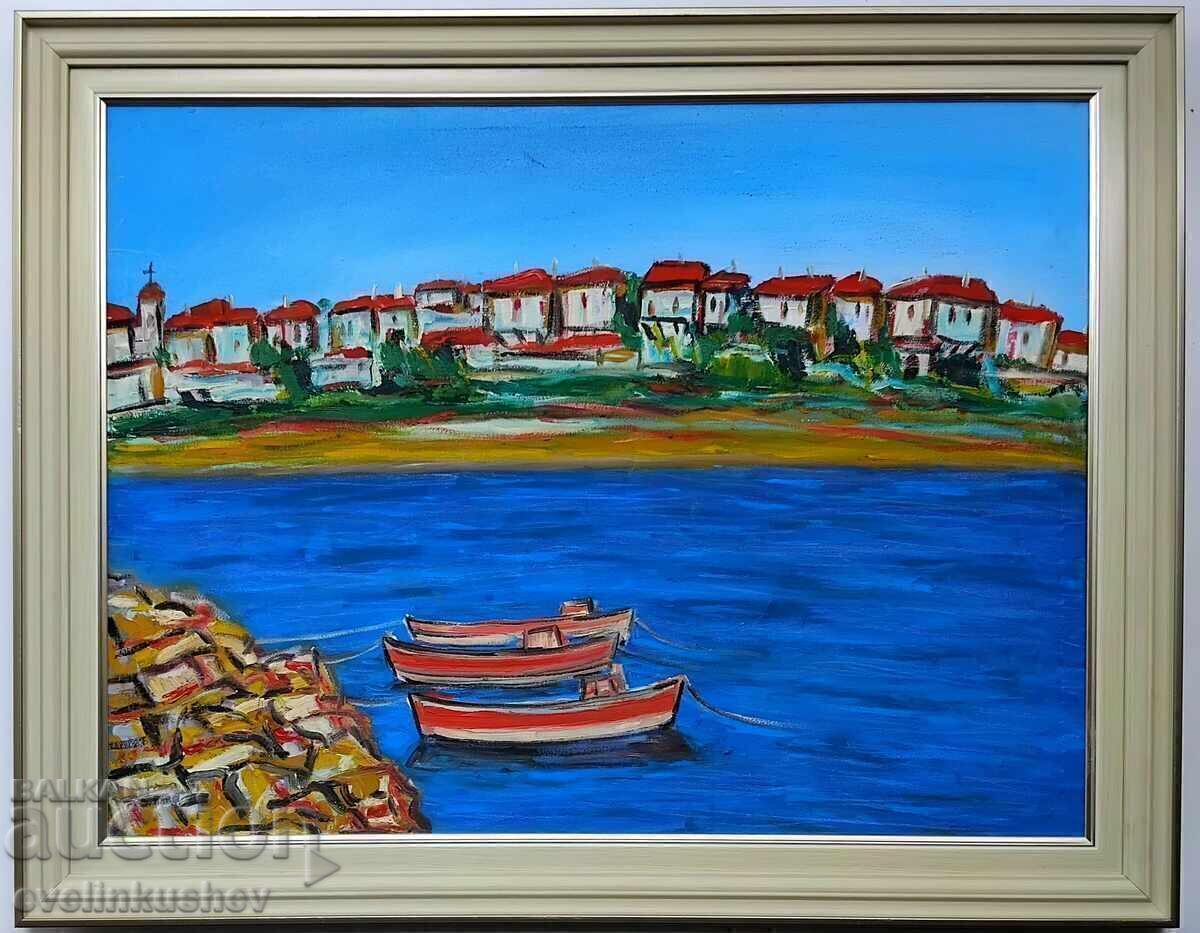 Licitație Tablou în ulei 57 x 43 cm / 66 x 52 cm