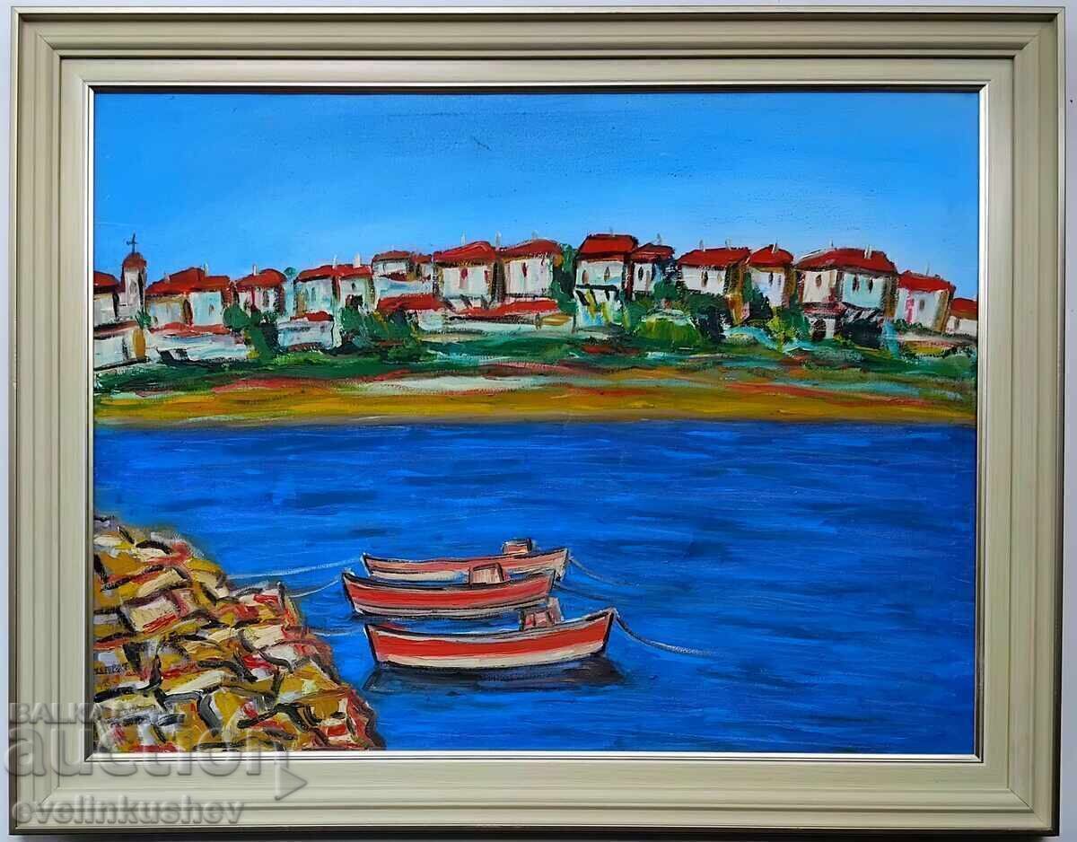 Livrarea Tablou în ulei 57 x 43 cm / 66 x 52 cm