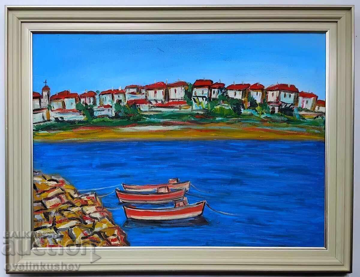 Tablou în ulei 57 x 43 cm / 66 x 52 cm - 5